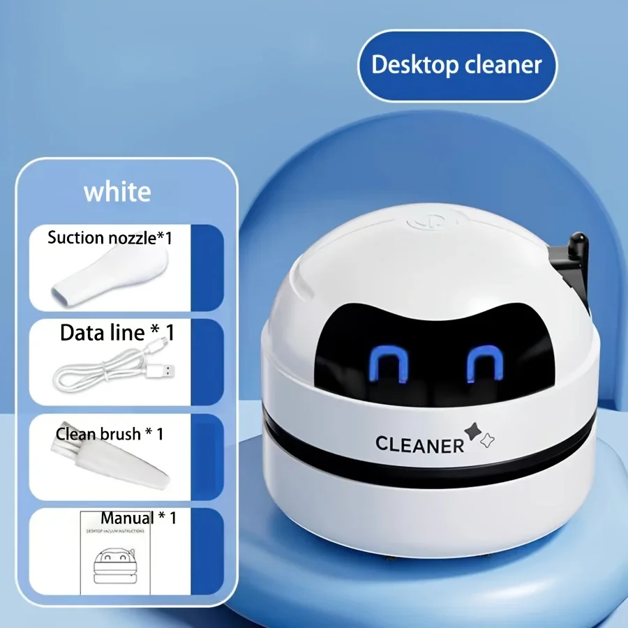 Aspirador de pó portátil, mini - Mini Desktop Vacuum Cleaner For Eraser Dust avaliação e preço