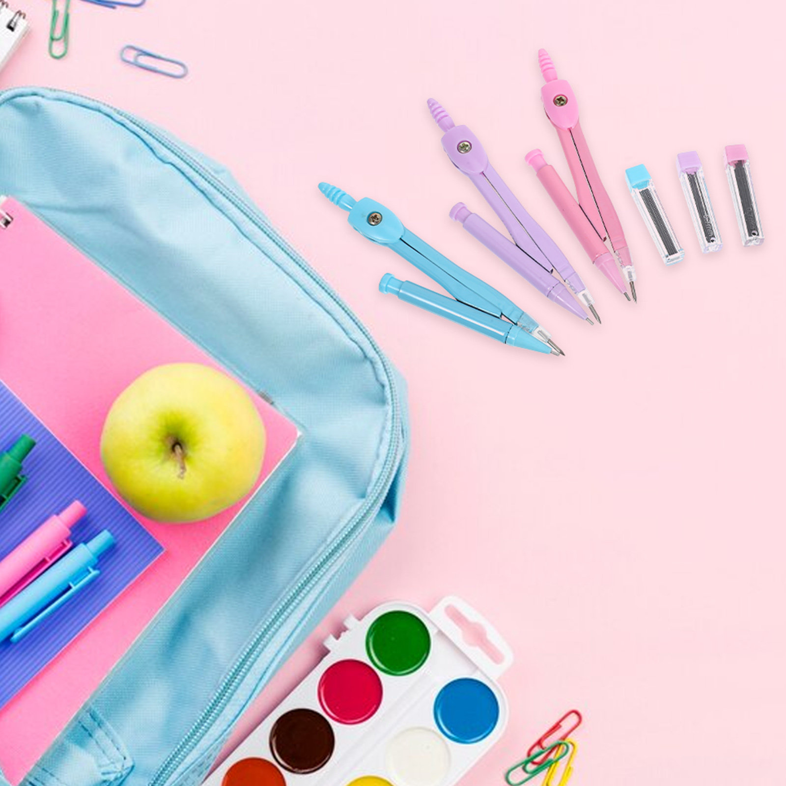 Conjunto de compasso de metal  - Math Geometry Set With Compass avaliação e preço